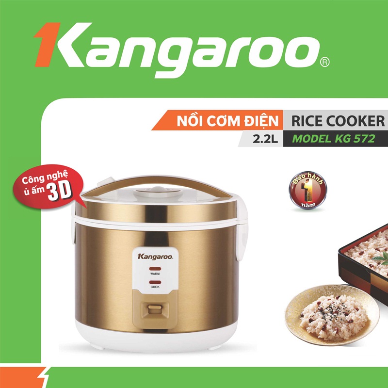 Nồi cơm điện Kangaroo KG572