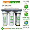 Bộ lọc chặn đầu nguồn 3 cốc 3 lõi 10 inch