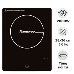 Bếp điện từ đơn Kangaroo KG20IH10, 2000W, Cảm ứng