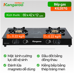 Bếp ga dương Kangaroo KG207G