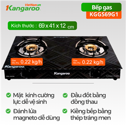 Bếp ga dương Kangaroo KGGS69G1