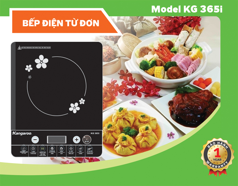 bếp điện từ Kangaroo KG365i