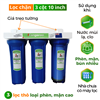 Bộ lọc chặn đầu nguồn 3 cốc 3 lõi 10 inch