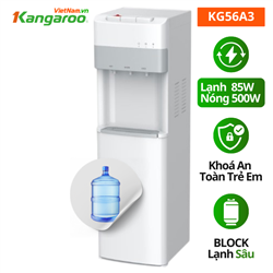 Cây nước nóng lạnh Kangaroo KG56A3, block, âm bình, 3 vòi