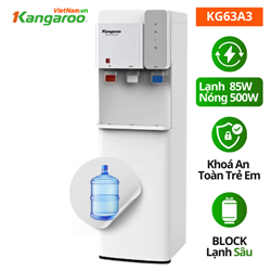 Cây nước nóng lạnh Kangaroo KG63A3, 3 vòi, block mới