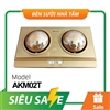 Đèn sưởi nhà tắm 2 bóng Ankomi AKM02T, công suất 550W, tự ngắt khi quá nhiệt, bảo hành 24 tháng