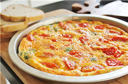 Đổi món với trứng rán kiểu Ý Frittata bằng nồi cơm điện cực lạ miệng