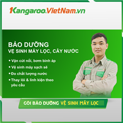 Dịch vụ vệ sinh máy lọc, cây nước Kangaroo