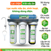 Bộ lọc 4 lõi nấu ăn, nhỏ gọn, không dùng điện, 50l/h