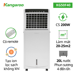 Máy làm mát không khí KG50F40 | 200W, 25m², Remote+Hẹn giờ