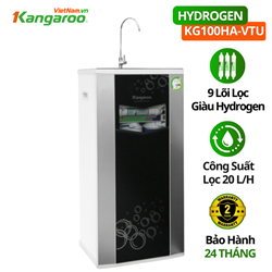 Máy lọc nước kangaroo Hydrogen KG100HA vỏ xanh đen