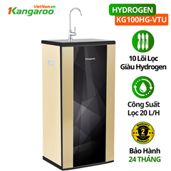 Máy lọc nước kangaroo Hydrogen KG100HG vỏ vàng đen