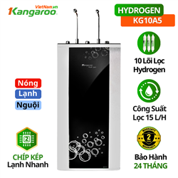 Máy lọc nóng lạnh Hydrogen Kangarooo KG10A5, Chíp kép