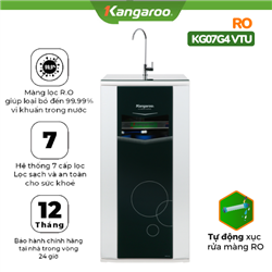 Máy lọc nước Kangaroo KG07G4 VTU, 7 lõi có cỏ tủ