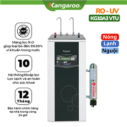 Máy lọc nóng lạnh Ro Kangaroo KG10A3 đèn UV diệt khuẩn