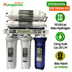 Máy lọc kangaroo Hydrogen KG100HG/HM KV lắp âm tủ bếp