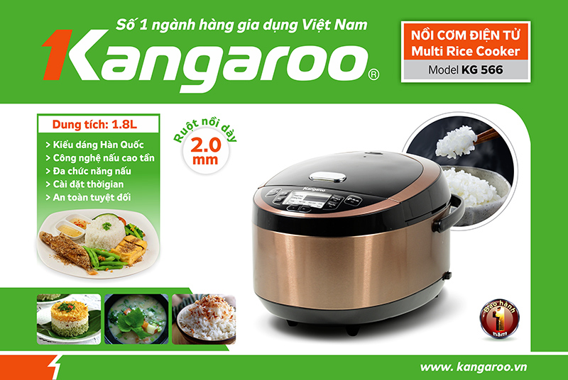 nồi cơm điện cao cấp Kangaroo