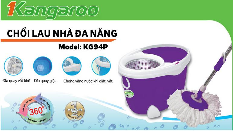 Mua chổi lau nhà 360 độ Kangaroo