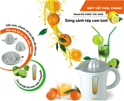 Sử dụng máy vắt cam, chanh như thế nào?