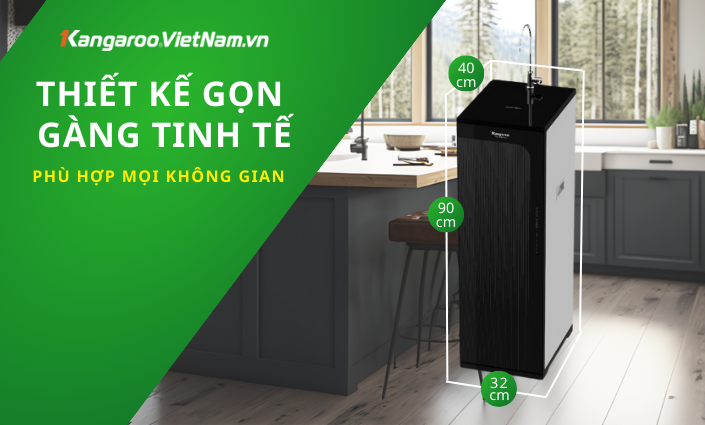 thiết kế gọn gàng tinh tế