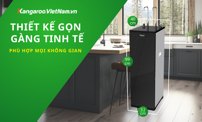 KG100EHC thiết kế nhỏ gọn tiết kiệm diện tích