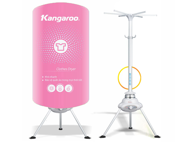 máy sấy quần áo Kangaroo KG306S diệt khuẩn