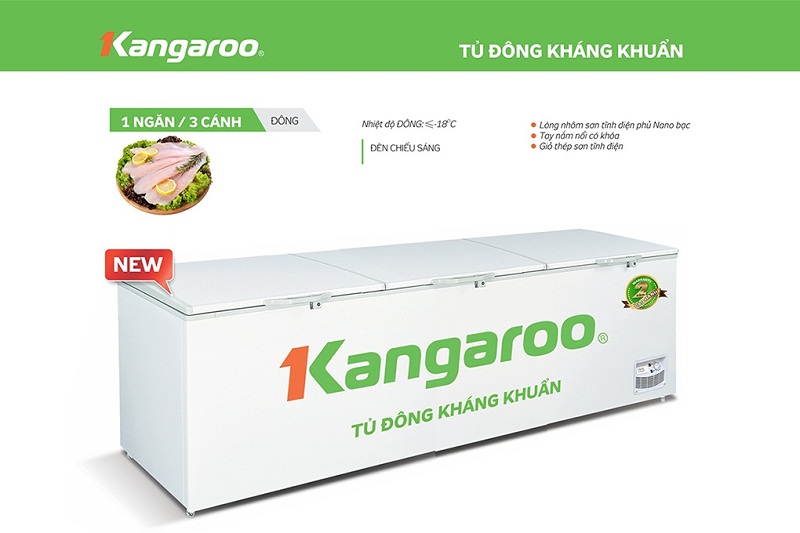 Tủ đông kháng khuẩn Kangaroo KG1400A1