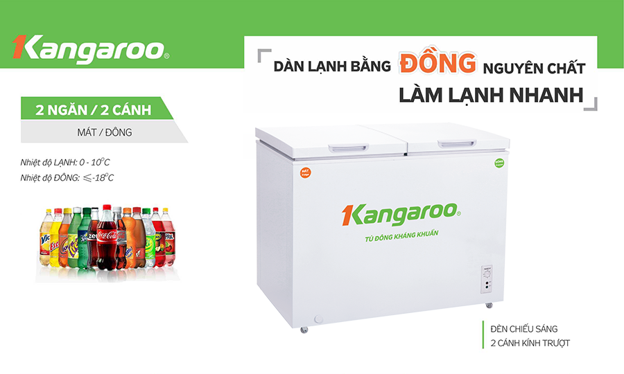 Tủ đông kháng khuẩn KG 236C2