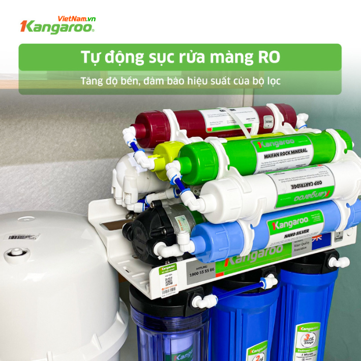 Tự đông xục rửa màng RO