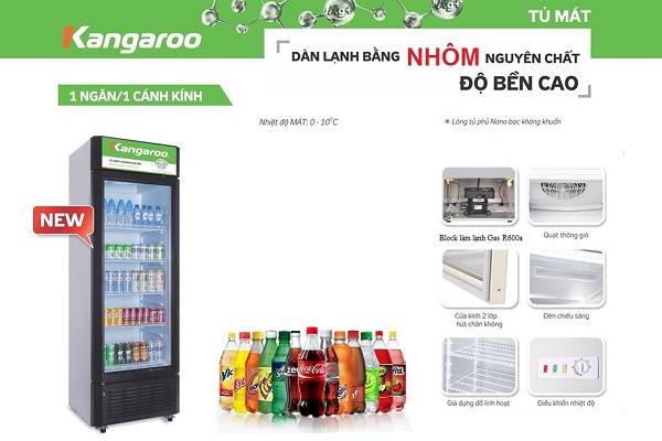 Tủ mát kháng khuẩn Kangaroo KG459AT