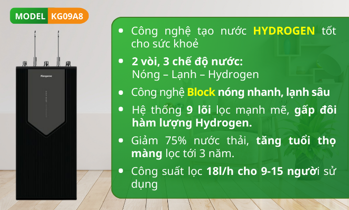 Ưu điểm nổi bật của KG09A8