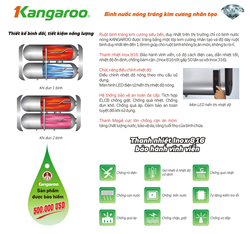 Bình nóng lạnh Kangaroo 30l loại nào tốt?