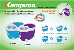 Hướng dẫn sử dụng cây lau nhà thông minh Kangaroo