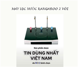 Máy lọc nước Kangaroo 2 vòi nóng lạnh: Thiết kế nâng tầm vượt trội